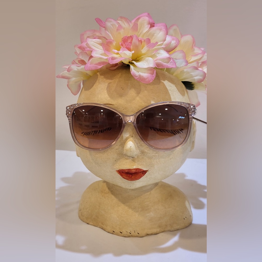 PANAMA JACK women's pink rhinestone sunglasses